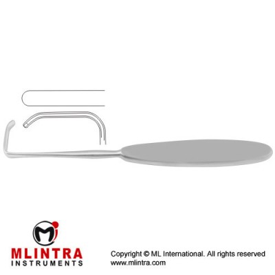 Lahey Retractor Stainless Steel, 19.5 cm - 7 3/4" Blade Size 31 x 6 mm